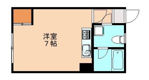 本城駅 徒歩7分 2階の物件間取画像